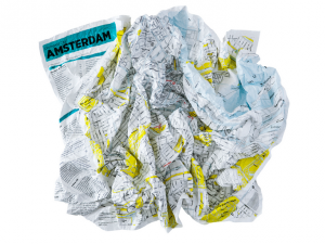 Crumpled City Map