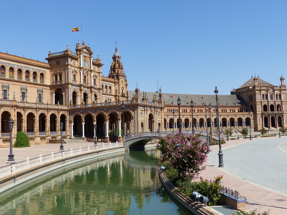 Rivière Plaza Espana Séville