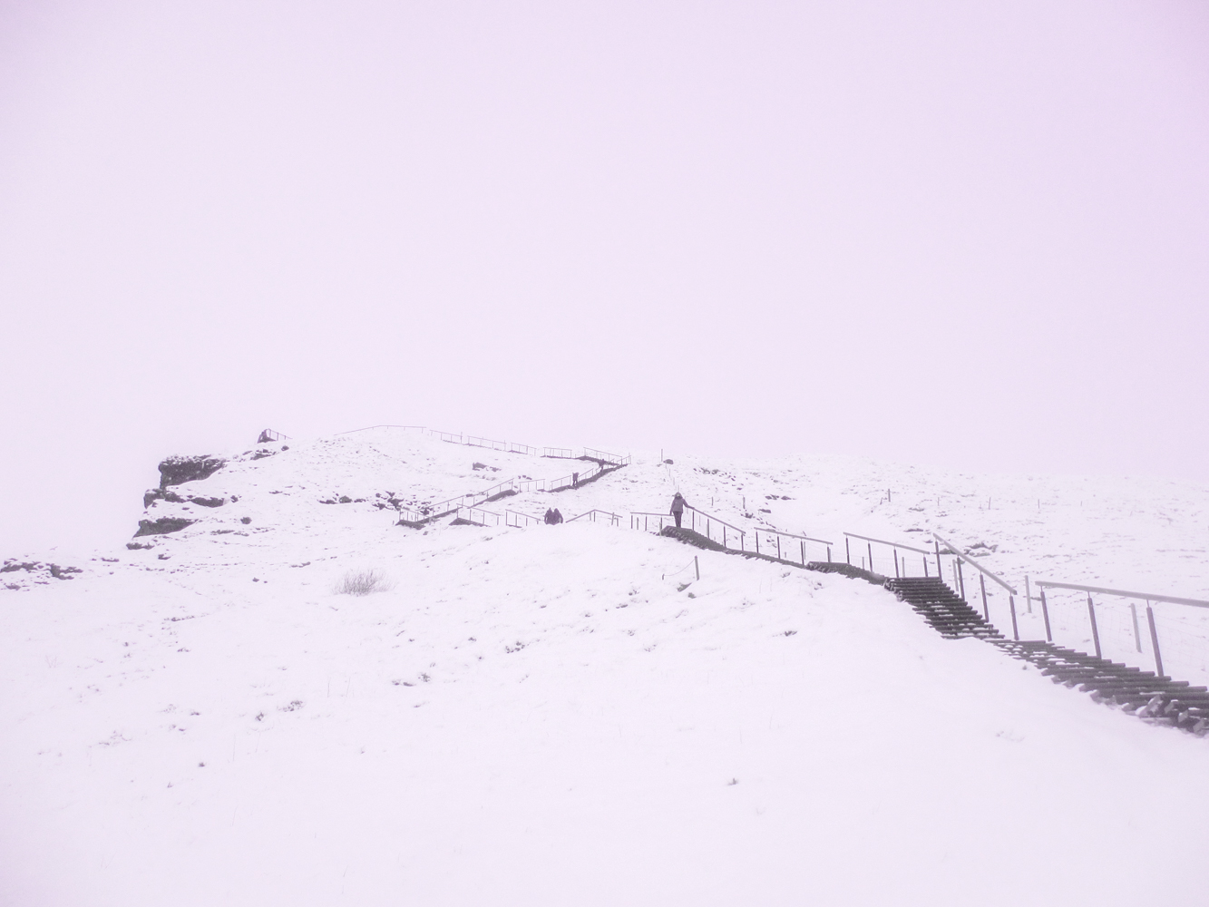 Escalier skogafoss