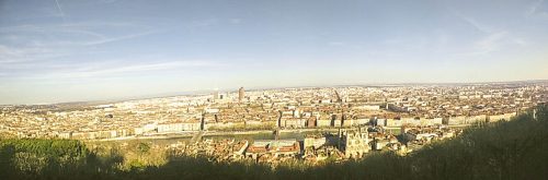 La vue depuis Fourvière !