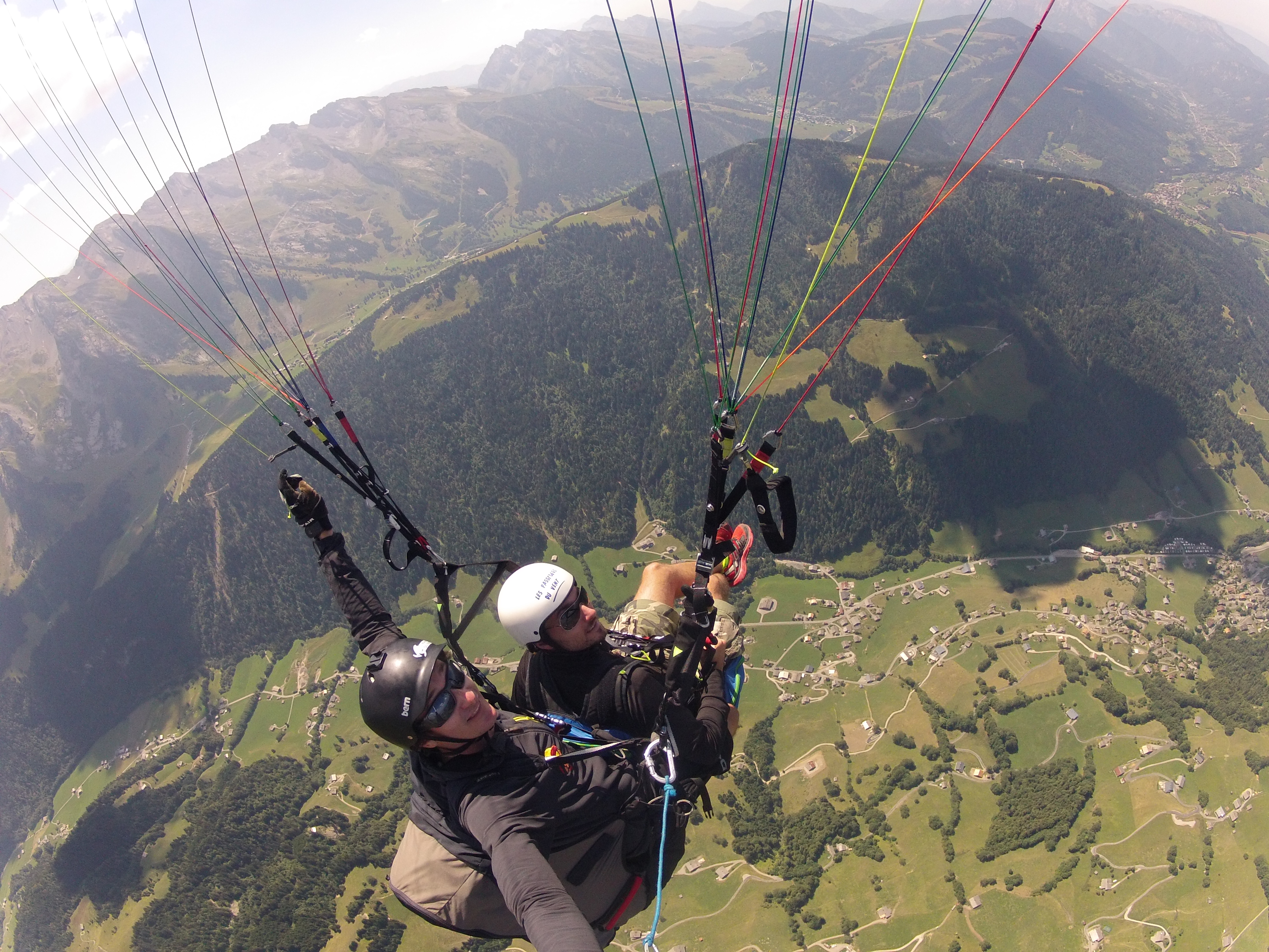 Saut parapente Le grand Bornand