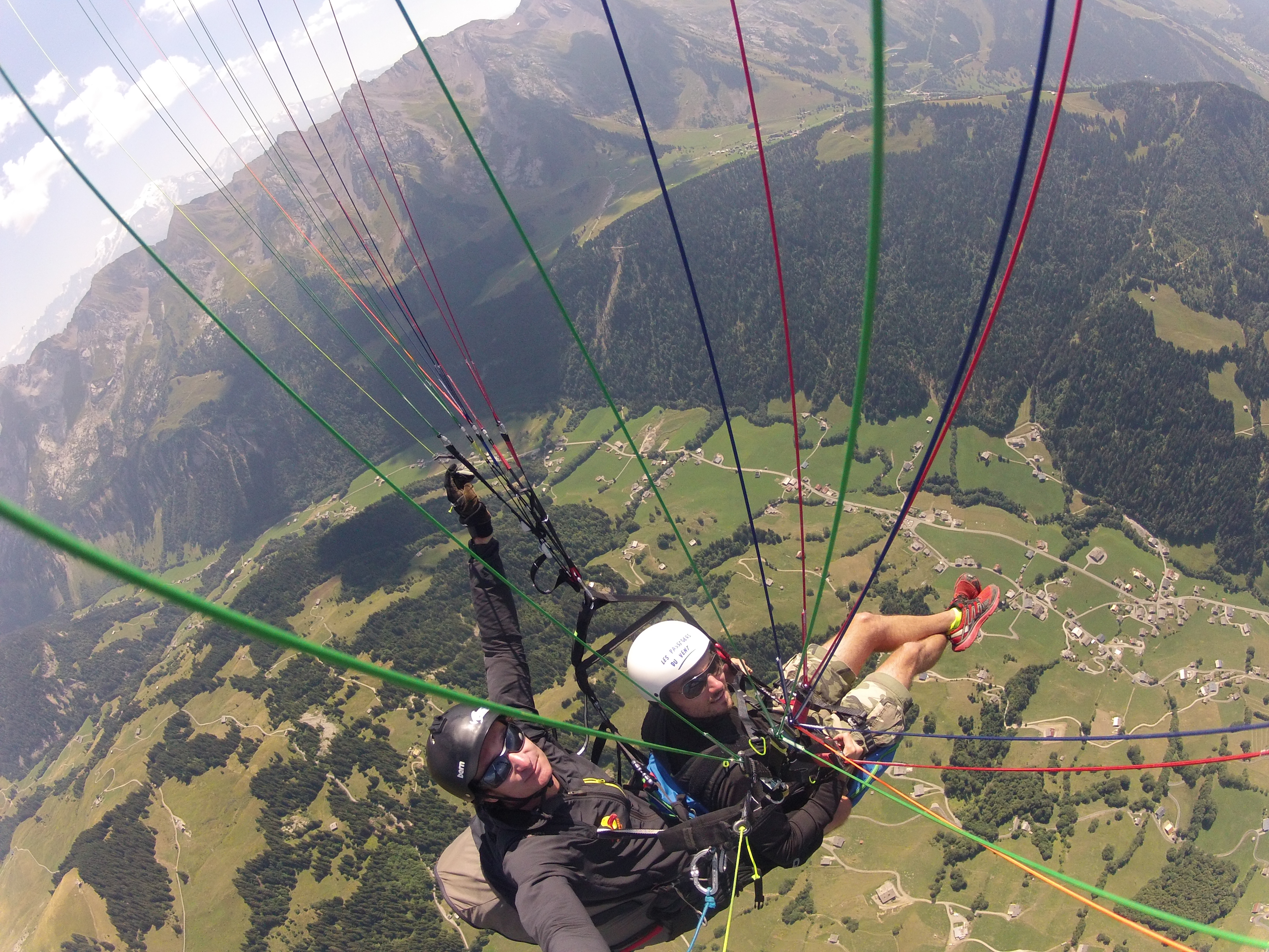 Saut parapente Le grand Bornand