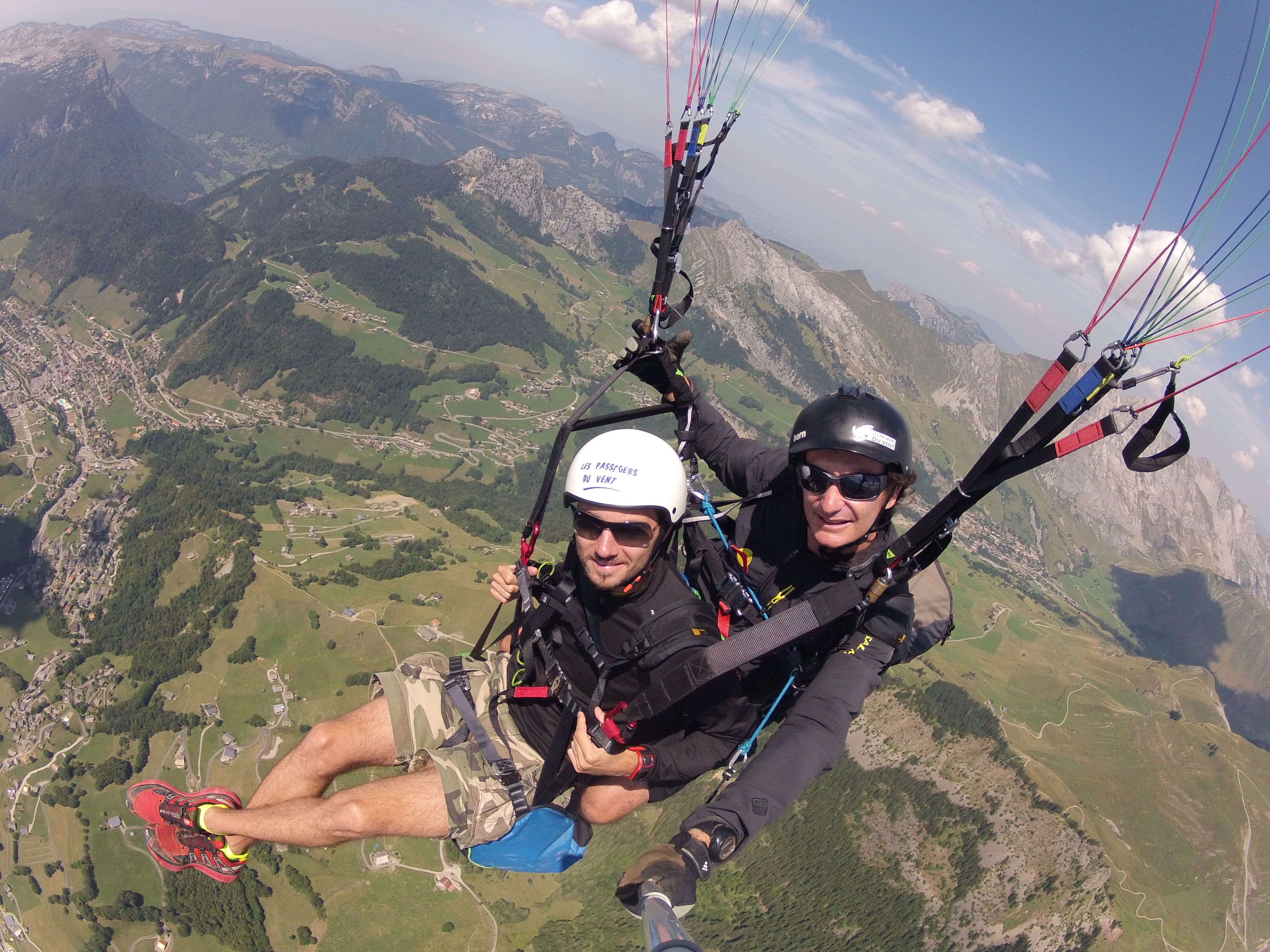 Saut parapente Le grand Bornand