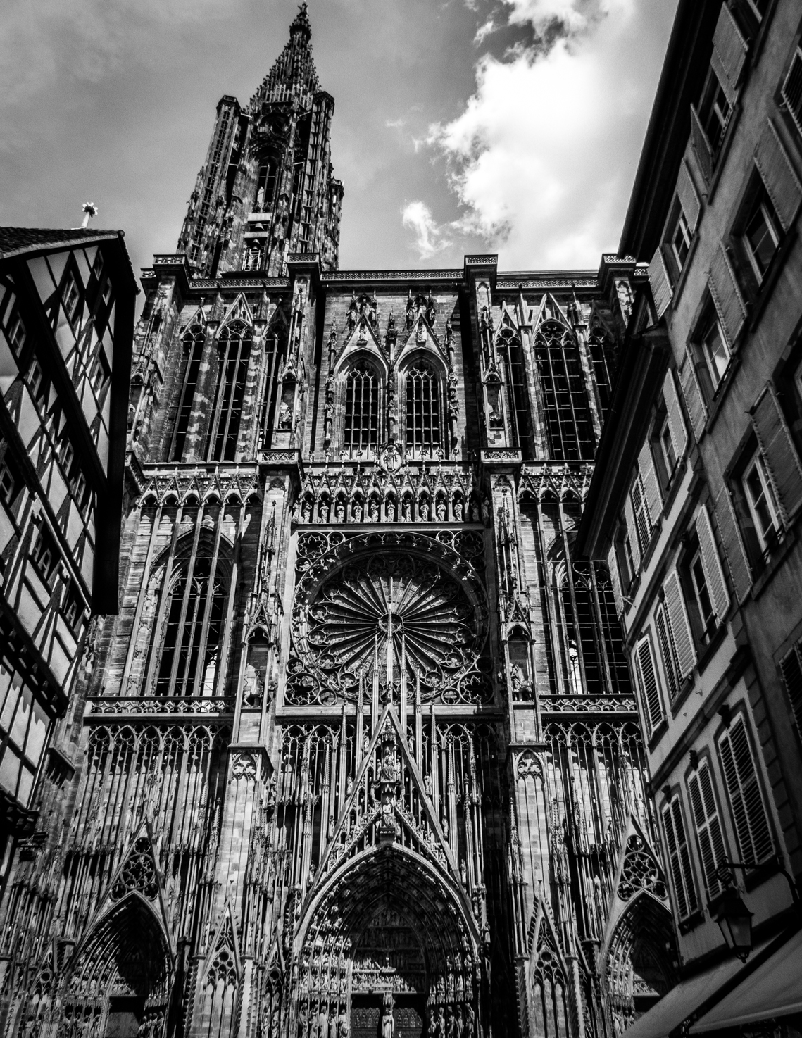 La façade de la Cathédrale de Strasbourg